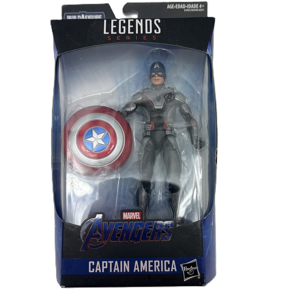 Marvel Hasbro 2018 Legends Avengers Captain America 6" Action Figure BAF Thanos
